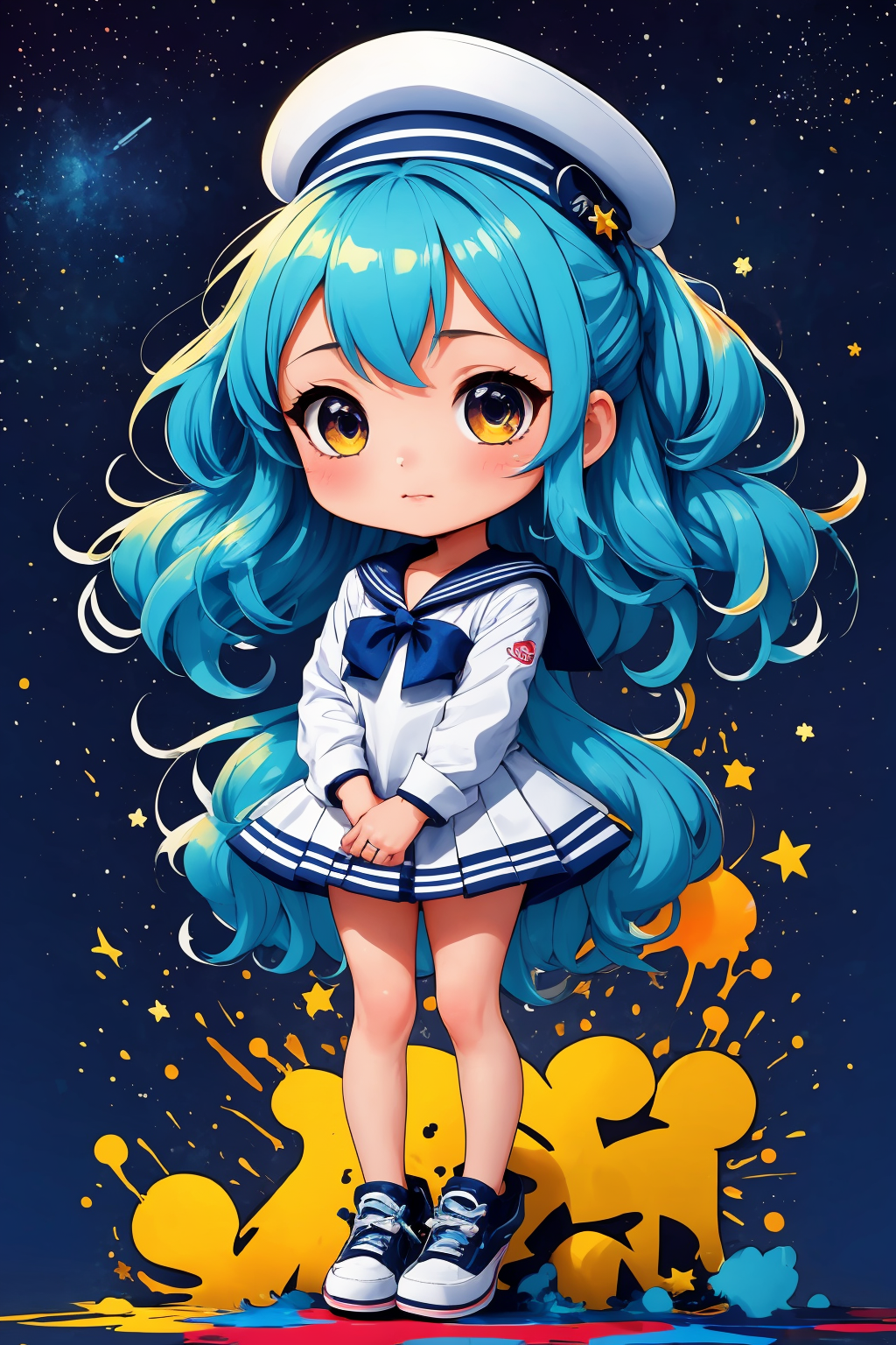 00469-1865383466-masterpiece,best quality,1girl,chibi,cute,big head,graffiti,Ombre hair,Wedding updo,Sailor suit,tuya,Stars,symbols,splash,colorf.png